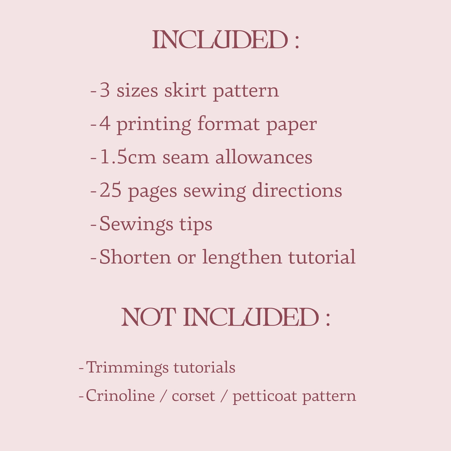 1860 elliptical skirt "Valse" - Romantic victorian sewing pattern - PDF to print at home - instant download