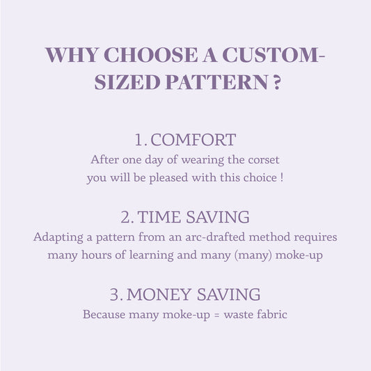 Tailored 1780 Stays Pattern - Ref Comtesse - 18th century historical corset pattern