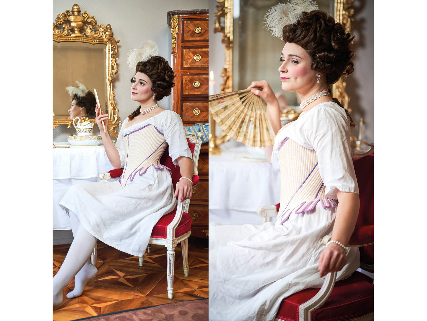 1760 Stays Pattern - Standard sizes - Ref Duchesse - 18th century historical corset pattern