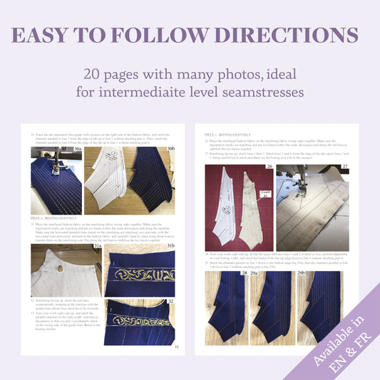 Comtesse Standard Sizes - 1780 Stays Pattern- 18th century historical corset