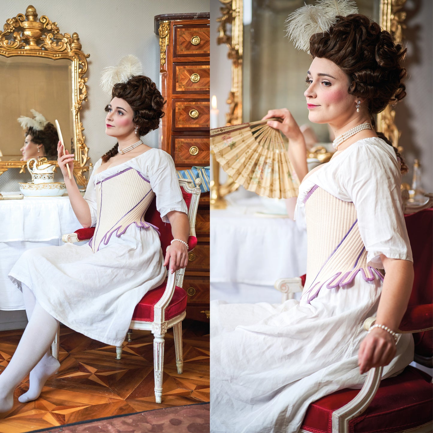 1760 Stays Pattern - Standard sizes - Ref Duchesse - 18th century historical corset pattern