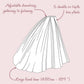 1860 elliptical skirt "Valse" - Romantic victorian sewing pattern - PDF to print at home - instant download