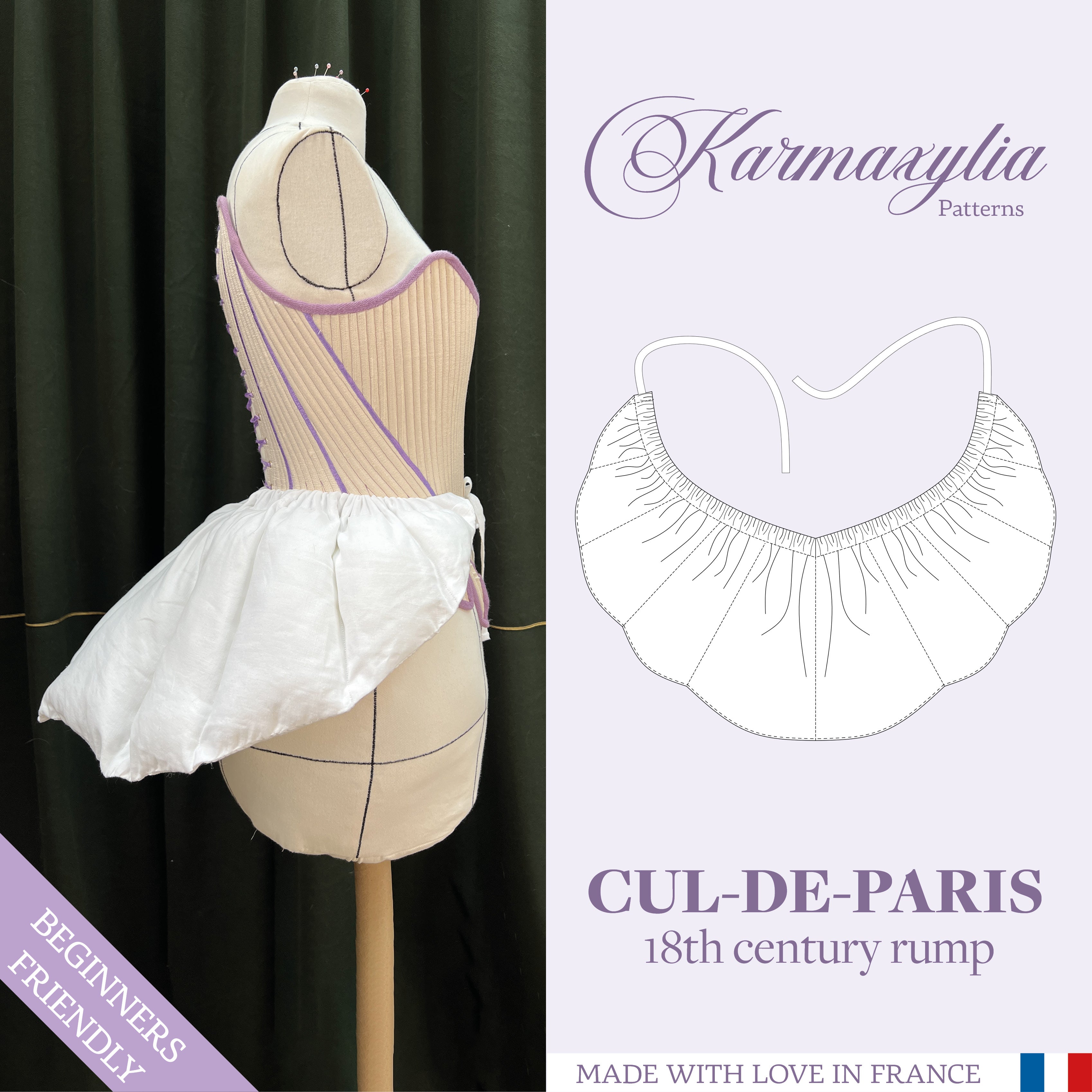 Cul de Paris - 18th century historical Rump pattern – Karmaxylia