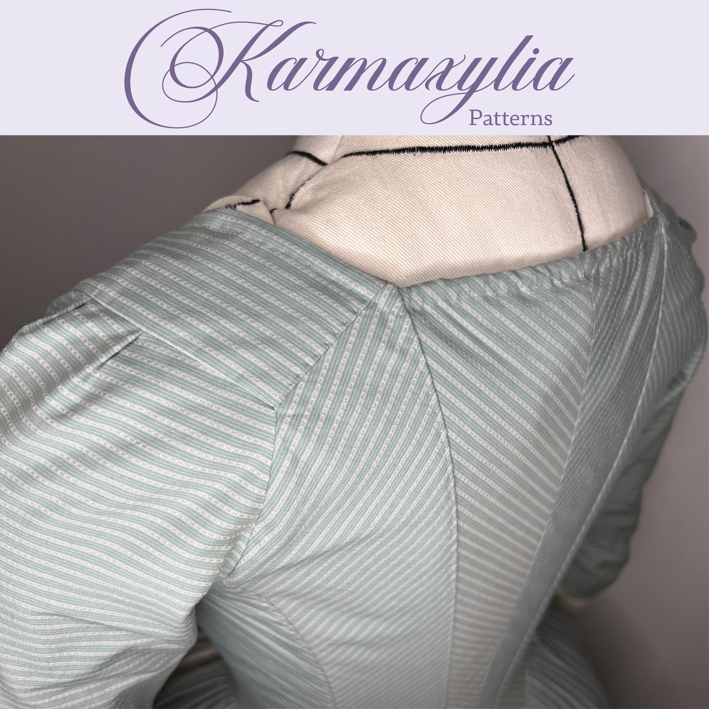 1780s Italian Gown Pattern - Ref L'Anglaise - 18th century historical dress pattern