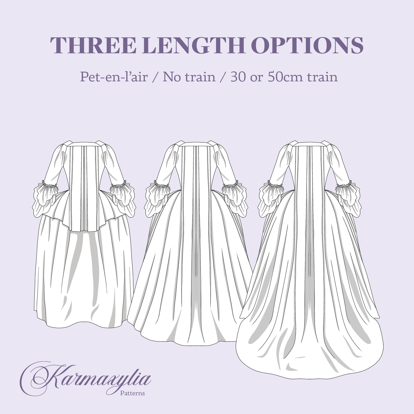 La Française - 18th century Sack Gown Pattern