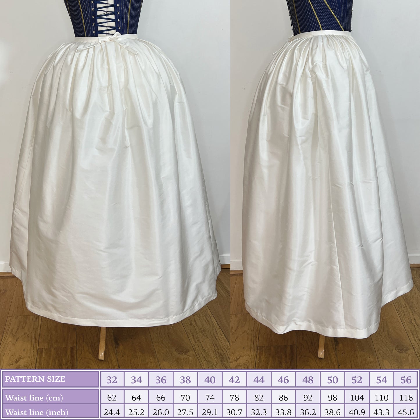 Le Petit Jupon - 18th century Petticoat for Rump Pattern