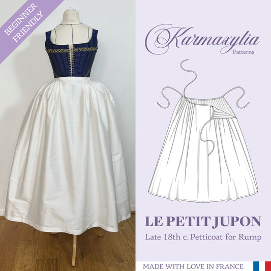Le Petit Jupon - 18th century Petticoat for Rump Pattern