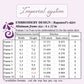 6x12'' frame Rapunzel Skirt Embroidery machine design and pattern - 14x29cm Motif de broderie et patron de la jupe de Raiponce