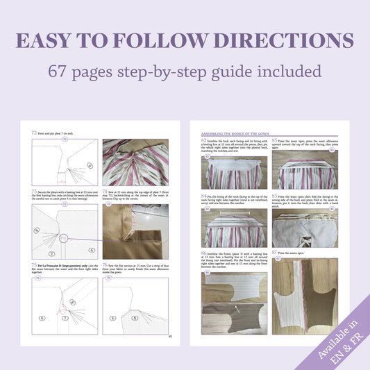 La Française - 18th century Sack Gown Pattern