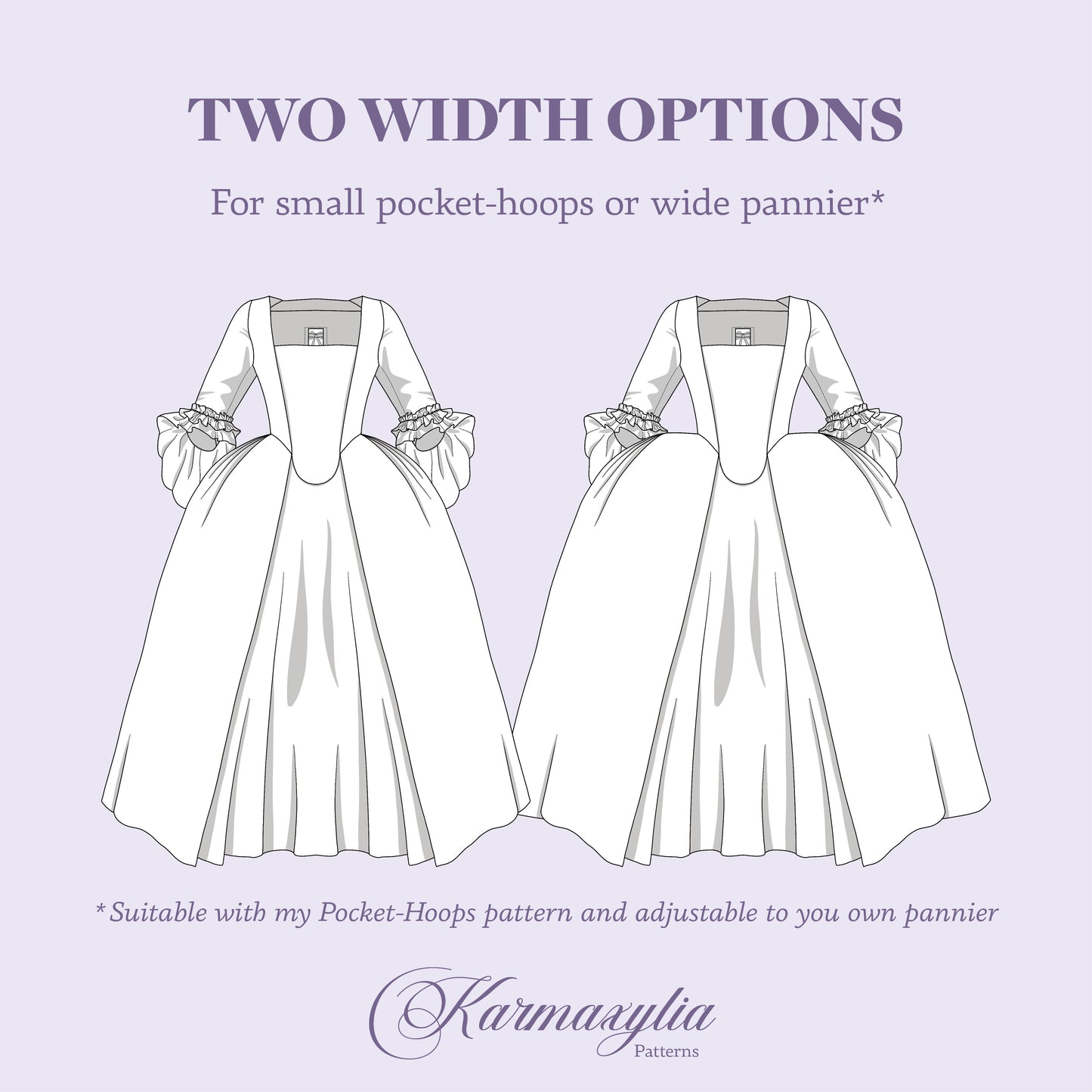 La Française - 18th century Sack Gown Pattern